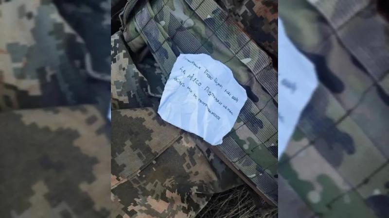 Военкор Лисицын обнародовал записки солдат ВСУ, ликвидированных под Курском